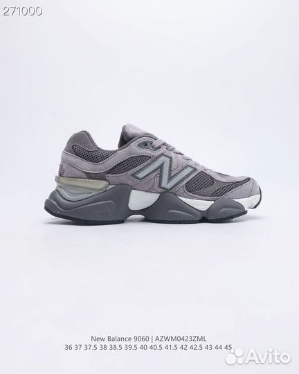 Кроссовки new balance 9060 grey