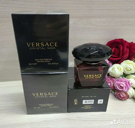 Versace crystal noir 90 ml новые