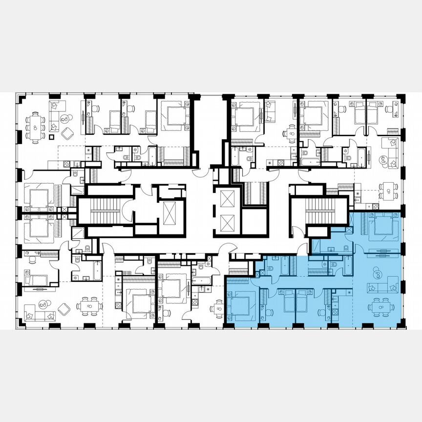 5-к. квартира, 115,7 м², 48/48 эт.