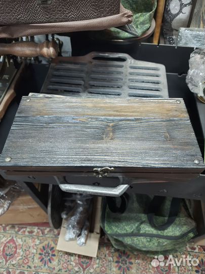 Топор Барс с ножом в шкатулке