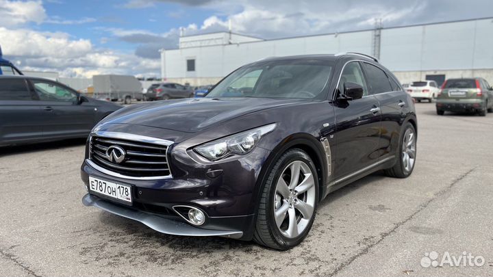 Сплиттер губа Infiniti fx/qx70