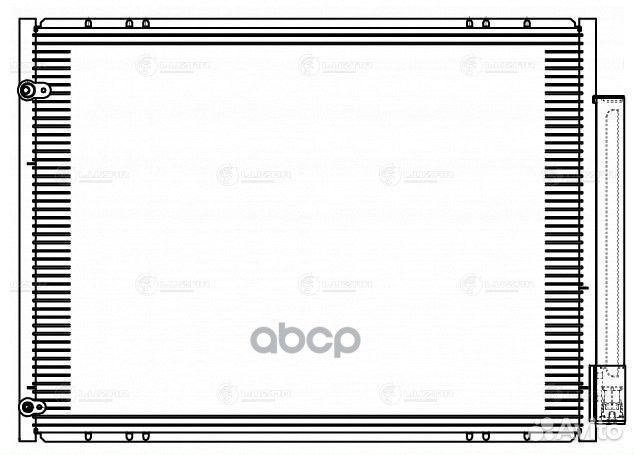 Радиатор кондиц. для а/м Lexus RX (02) 3.5i (L