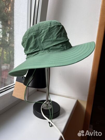 Панама The North Face зеленая с шнурком