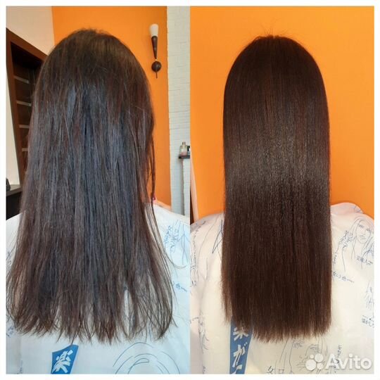 Кератиновое выпрямление волос/Ботокс для волос