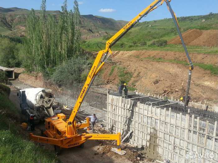 Самоходный бетононасос 25 80 куб м Оренбург