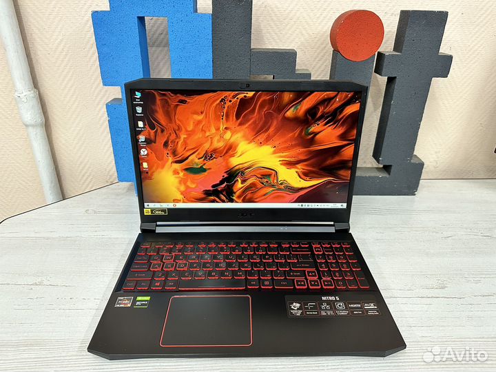 Acer nitro 5 ryzen 5-4600 GTX 1650ti ddr6