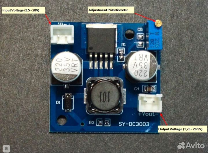 Преобразователь ET SY-DC3003-CV понижающий