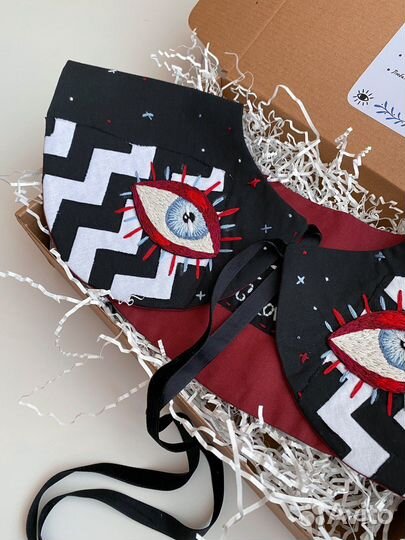 Необычный воротник ручной работы