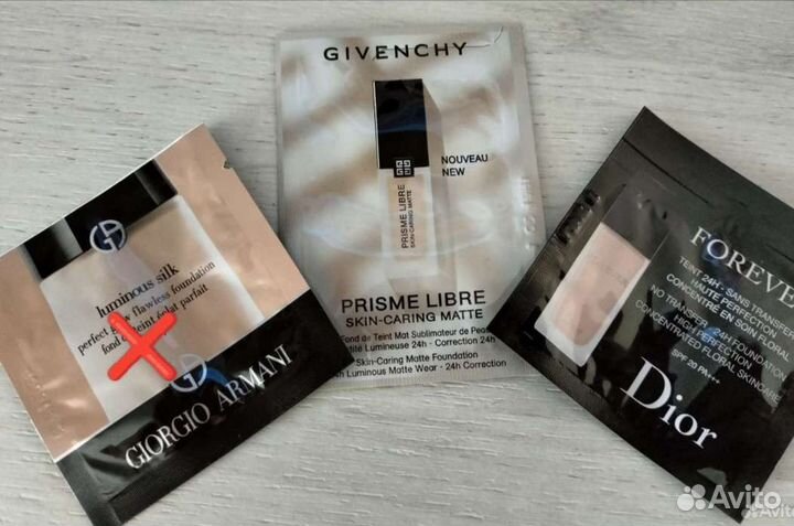 Тональный Dior, Givenchy