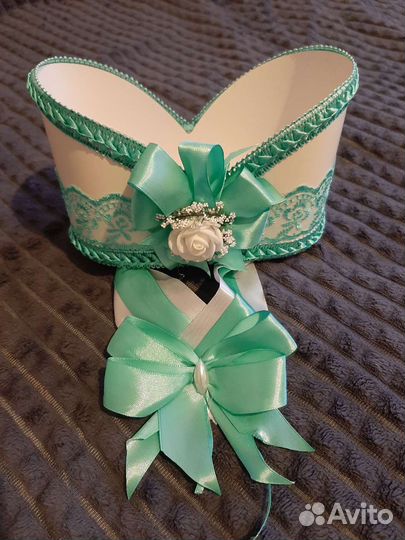 Украшение для бутылок на свадьбу