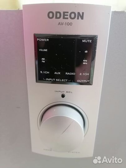Активный сабвуфер и колонки odeon AV system AV-100