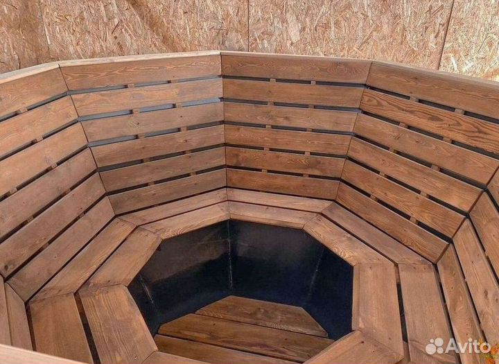 Уличная баня. Банный чан/Купель