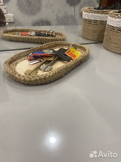 Подставка из натурального джута ручная работа