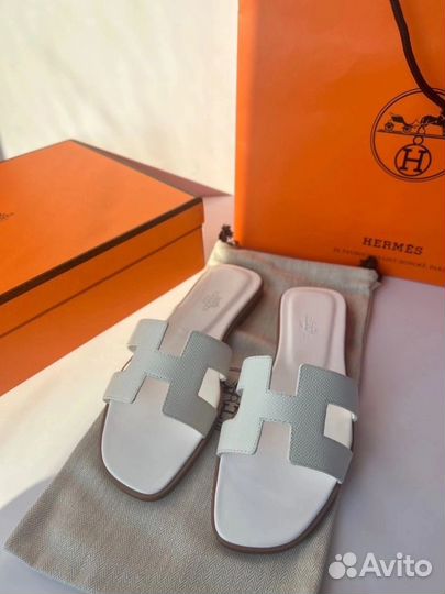 Шлепанцы женские hermes