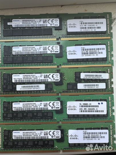 Оперативная память Samsung DDR4 64GB ECC REG 2666