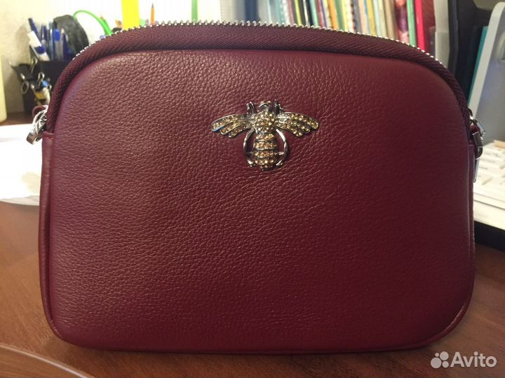 Сумочка кожаная