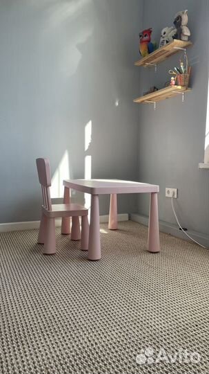 Детский стол и стул IKEA икея