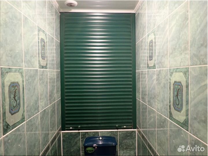 Рольставни для туалета сантехнические