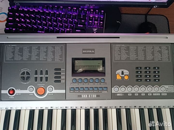 Синтезатор Supra SKB-610U