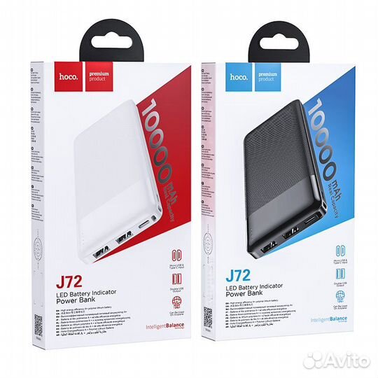 Повербанк на 10000mAh Hoco J72 оптом