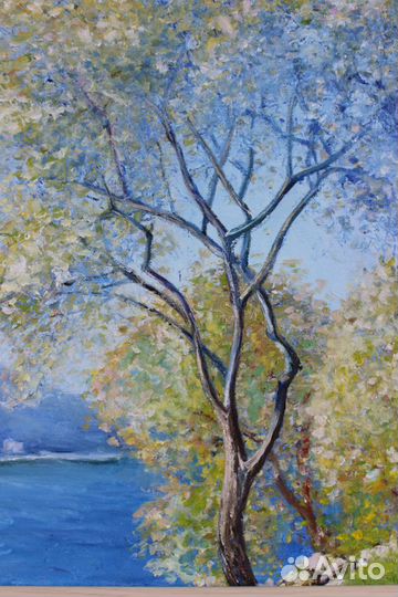 Картина маслом по мотиву Моне