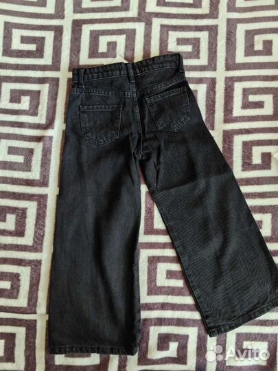 Джинсы черные футболка для девочки zara