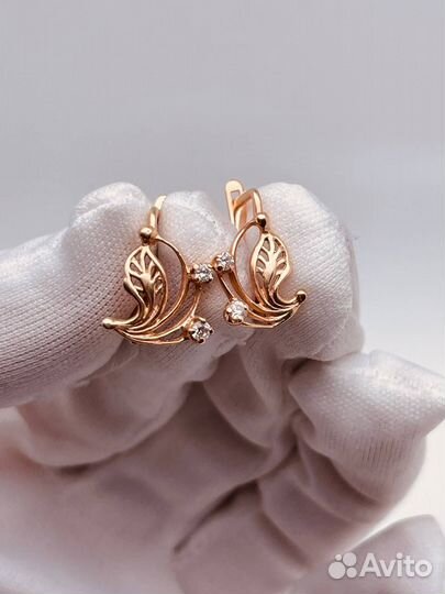 Золотые Серьги 585 пробы. Рассрочка