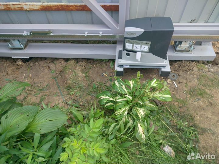 Откатные ворота под ключ с доставкой и установкой