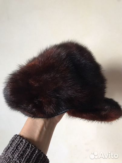 Берет мех,женский,новый,р.56-57