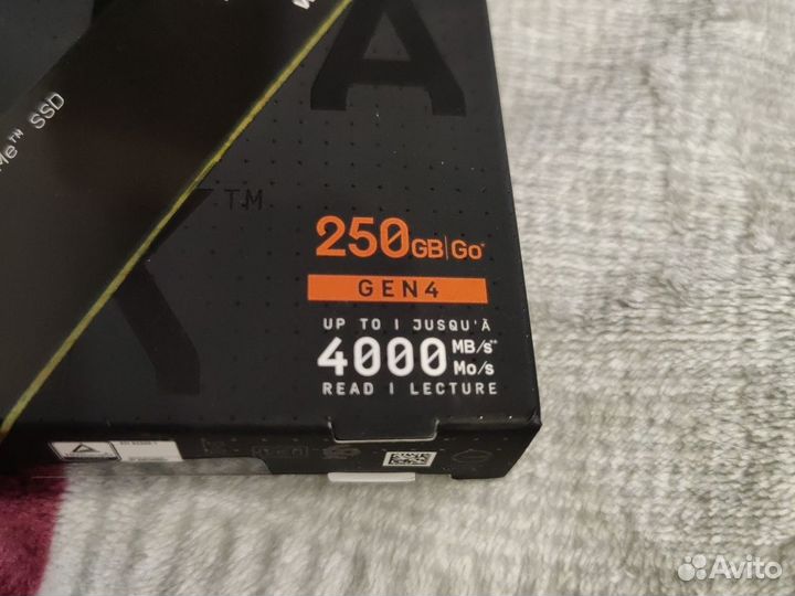 SSD M.2 WD Black 250GB 4000/2000MB/s