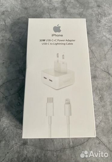 Комплект быстрой зарядки iPhone 35W новые