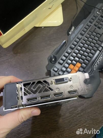 Видеокарта RX580 8gb sapphire nitro