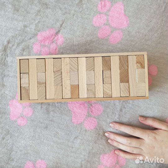 Игра башня Дженга Jenga падающая башня