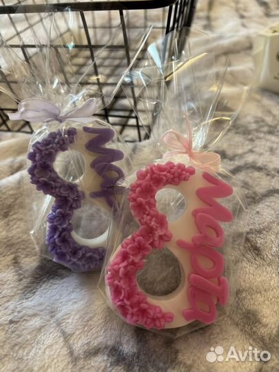 Мыло ручной работы на 8 марта