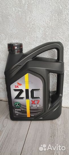 Масло zic x7 5w 30