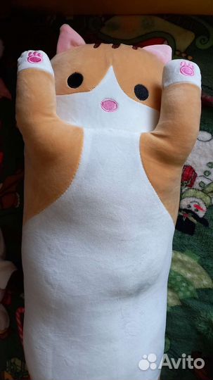 Новая игрушка антистресс кот батон 110 см