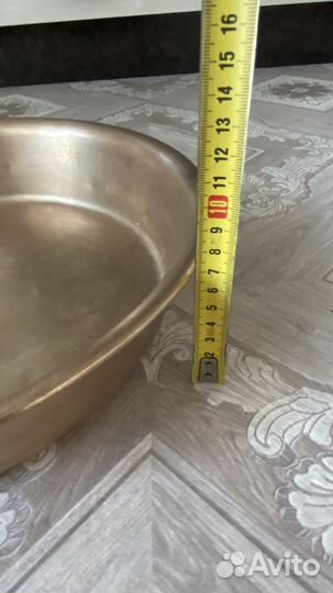 Латунный таз для варки варенья