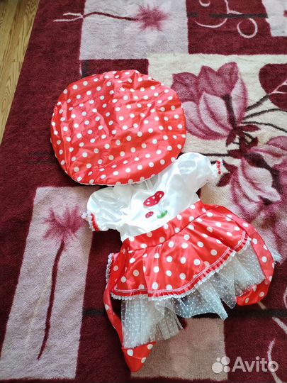 Костюм мухамора на рост 104