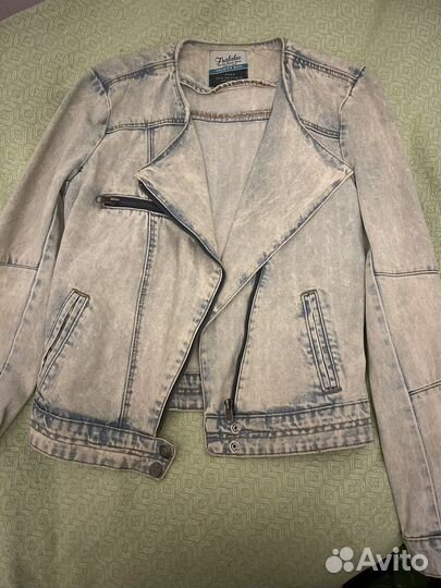 Джинсовая косуха zara trafaluc