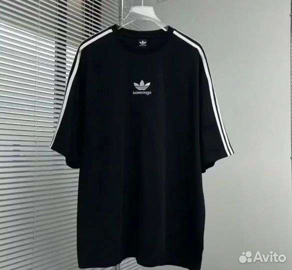 Футболка Adidas balenciaga оверсайз