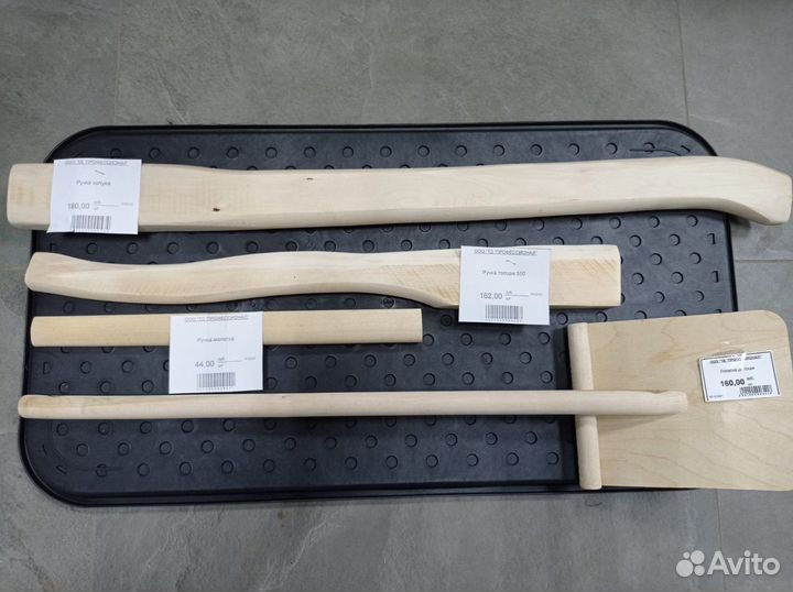 Черенки для лопат, рукояти в ассортименте