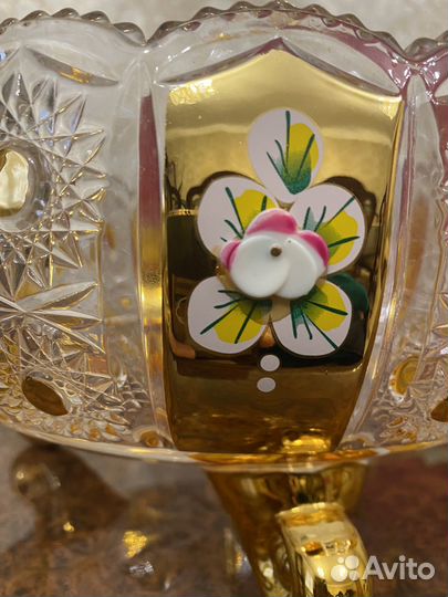 Ваза стекло хрусталь