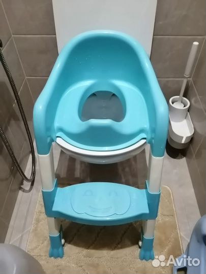 Сидушка на унитаз со ступенькой