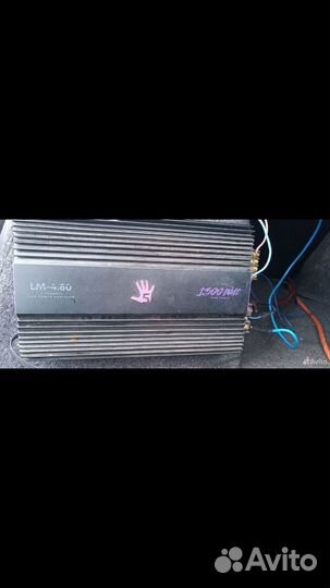 Сабуферы и усилитель