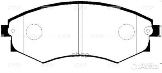 Колодки CTR GK0457 (ckkh-3) 410600C890,410603