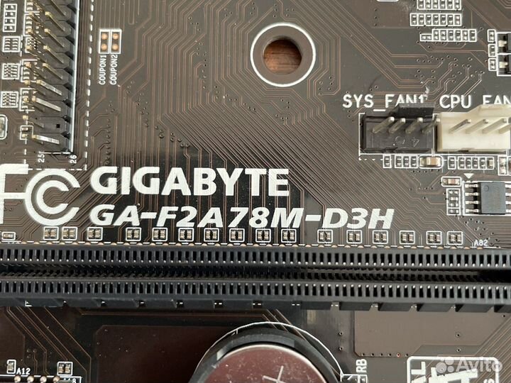 Материнская плата gigabyte ga-f2a78m-d3h fm2+