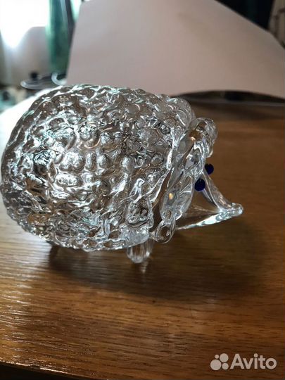 Ежик стекло фигурка