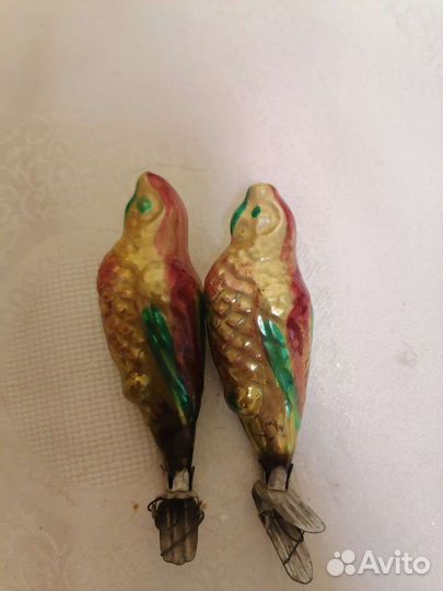 Елочные игрушки СССР на прищепке