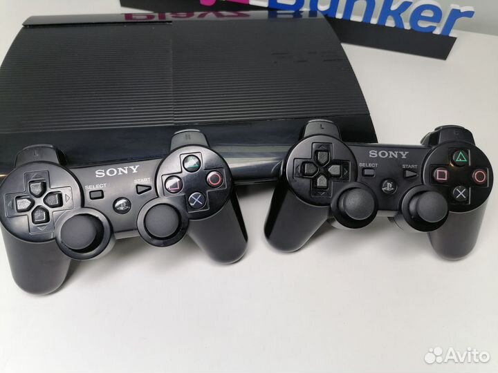 PS3 500gb+2джоя, много игр