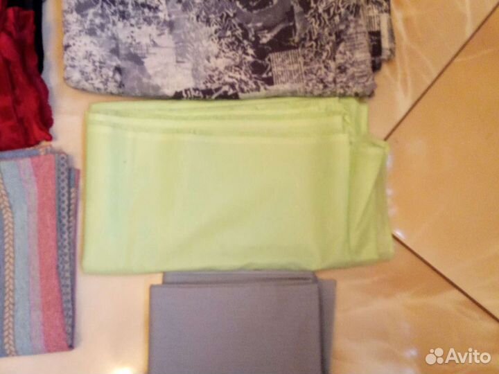 Отрезы тканей для шитья (12шт)